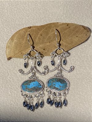 Brinco Vintage Turquesa