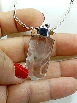 Colar Quartzo Fantasma