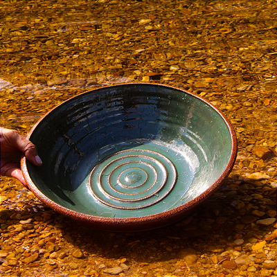 Saladeira / Refratário / Centro de Mesa Esmeralda