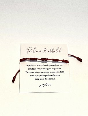 Pulseira Kabbalah 7 nós
