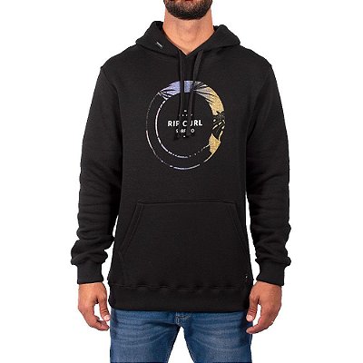 Moletom Rip Curl Circle Filter Fleece Masculino Preto