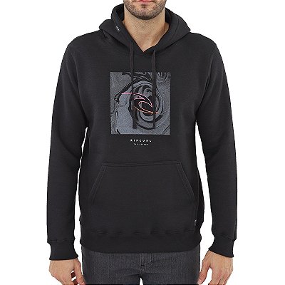 Moletom Rip Curl Icon Box Gabe Masculino Preto