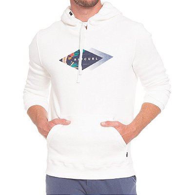 Moletom Rip Curl Mix Filter Fleece Masculino Branco