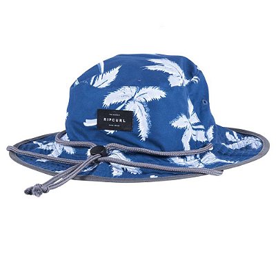 Chapéu Rip Curl Juvenil Rapture Revo Wide Brim Cinza/Azul