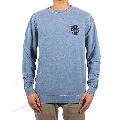 Moletom Rip Curl Careca Original Stone Masculino Azul