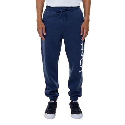 Calça RVCA Moletom Big RVCA Masculina Azul Marinho