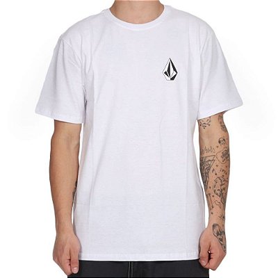 Camiseta Volcom Deadly Stone Masculina Branco