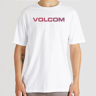 Camiseta Volcom Euro Masculina Branco