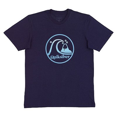 Camiseta Quiksilver Flow Ride Masculina Azul Marinho
