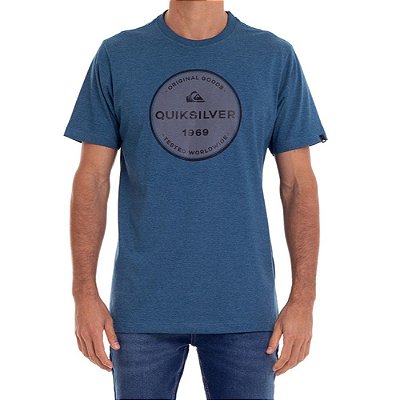 Camiseta Quiksilver Go Around Masculina Azul