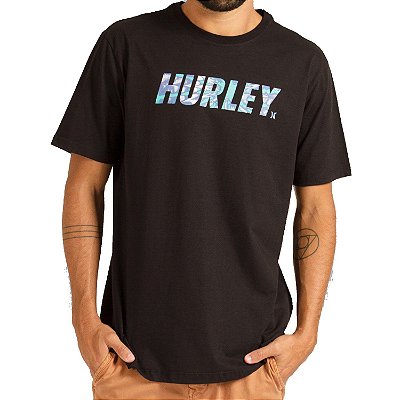 Camiseta Hurley Silk Hypnosis Masculina Preto