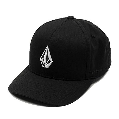 Boné Volcom Center Stone Preto