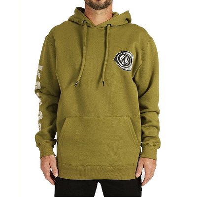 Moletom Volcom Fechado Pentropic Masculino Verde