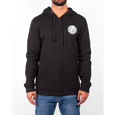 Moletom Rip Curl Wettie Po Fleece Masculino Preto