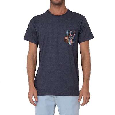 Camiseta Billabong Team Pocket I Masculina Cinza Escuro