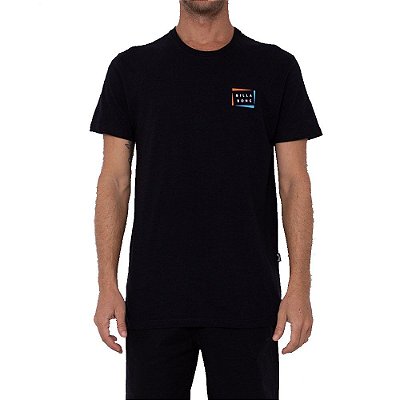 Camiseta Billabong Die Cut V Masculina Preto