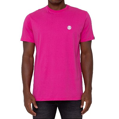 Camiseta Element Logo Chest Masculina Rosa