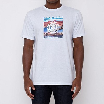 Camiseta Element Peoria Masculina Branco