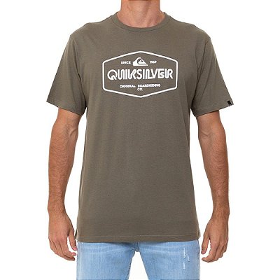 Camiseta Quiksilver Light Burn Masculina Verde