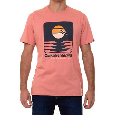 Camiseta Quiksilver Sunset Now Masculina Rosa