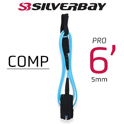 Leash Silverbay Pro Comp 6' 5mm Azul