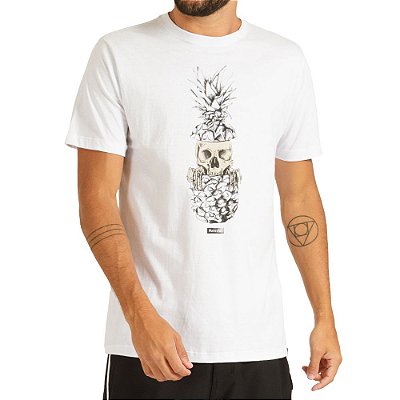 Camiseta Hurley Silk Everyday Peeks Masculina Branco