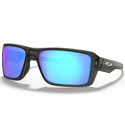 Óculos de Sol Oakley Double Edge Grey Smoke W/ Prizm Sapphire Polarized