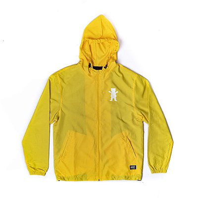 Jaqueta Grizzly OG Bear Windbreaker Masculino Amarelo