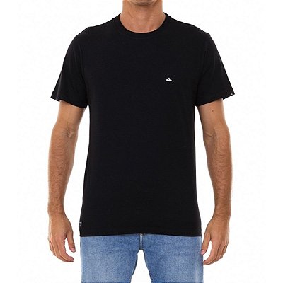 Camiseta Quiksilver Patch Logo Masculina Preto