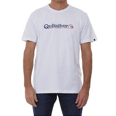Camiseta Quiksilver New Ending Masculina Branco
