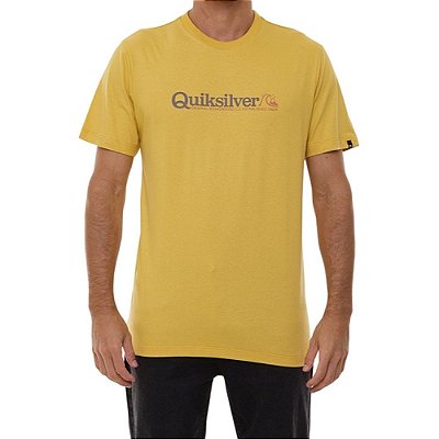 Camiseta Quiksilver New Ending Masculina Mostarda