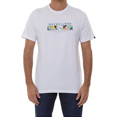 Camiseta Quiksilver Wrap It Up Masculina Branco