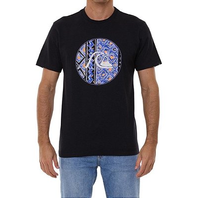 Camiseta Quiksilver Jungle Boogie Masculina Preto