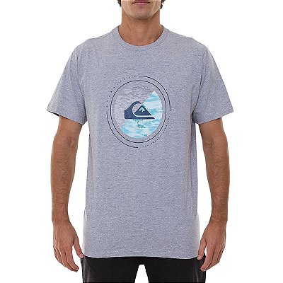 Camiseta Quiksilver New Shook Masculina Cinza