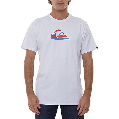 Camiseta Quiksilver Hi Logo Masculina Branco