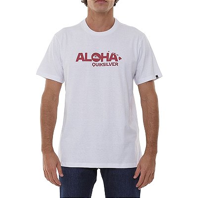 Camiseta Quiksilver Hi Standard Masculina Branco