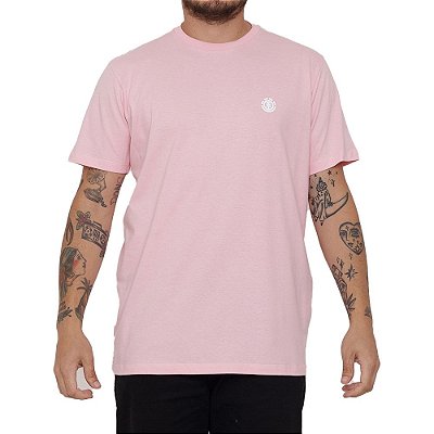 Camiseta Element Basic Crew Masculina Rosa