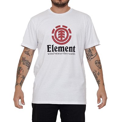 Camiseta Element Vertical Masculina Branco