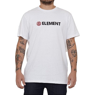 Camiseta Element Blazin Masculina Branco