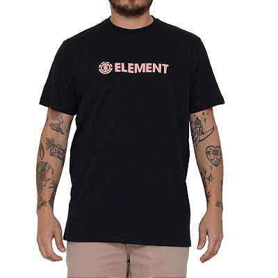 Camiseta Element Blazin Masculina Preto
