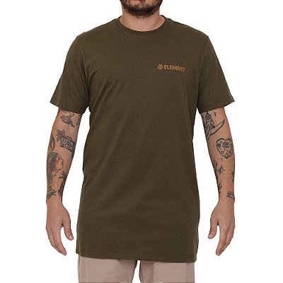 Camiseta Element Blazin Chest Masculina Verde