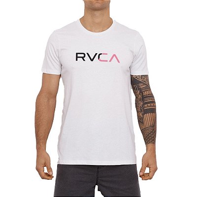 Camiseta RVCA Scanner Masculina Off White