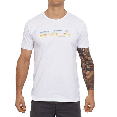 Camiseta RVCA Krome Masculina Branco