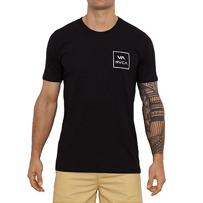 Camiseta RVCA VA All The Way Masculina Preto