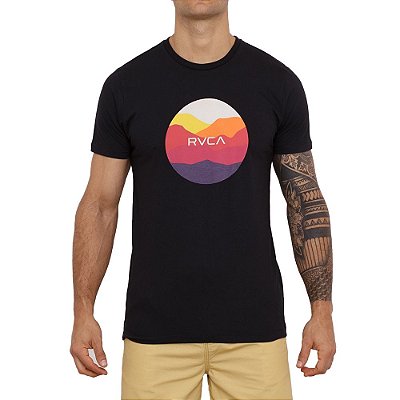 Camiseta RVCA Motors Masculina Preto