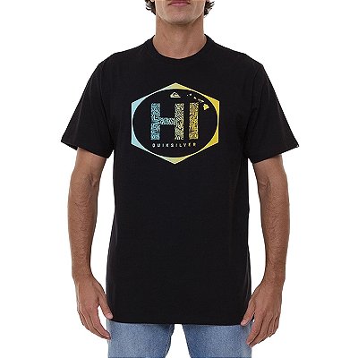 Camiseta Quiksilver Hi Crown Masculina Preto