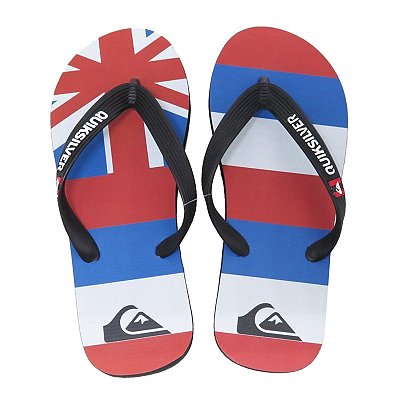 Chinelo Quiksilver Molokai Hawai Masculino Vermelho