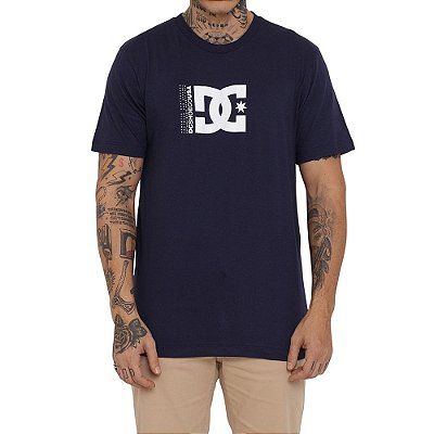 Camiseta DC Shoes Star Windows Masculina Azul Marinho