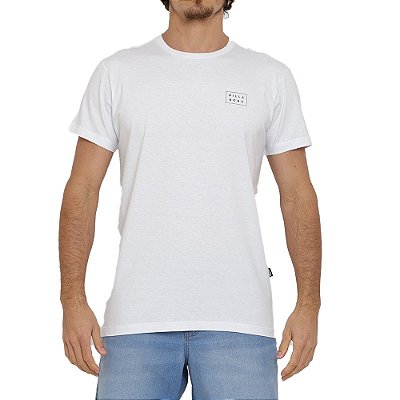 Kit 2 Camisetas Billabong 2PK Stacked Duo Branco/Preto