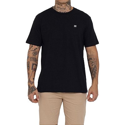 Camiseta DC Shoes Embroidery Star Masculina Preto